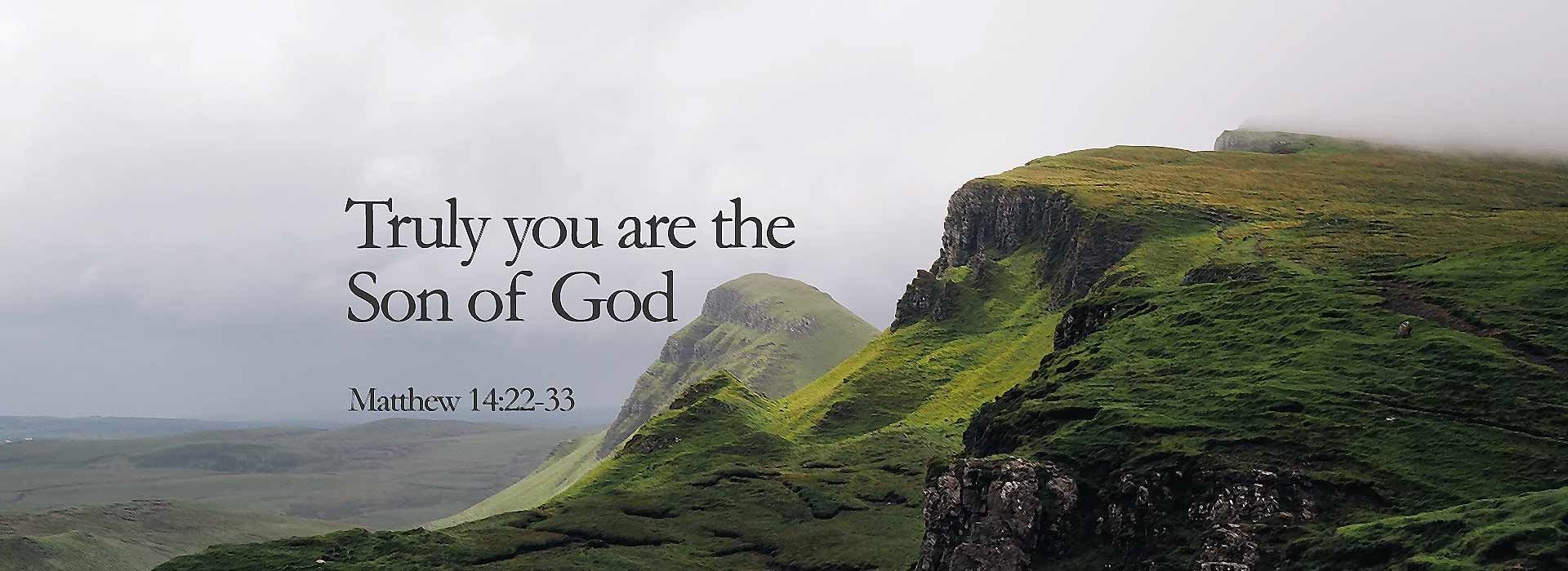 Truly you are the son of God